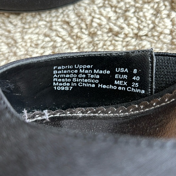 White Stag Y2K Kitten Heel Black Open Toe Slip On Shoes Size 8 - Picture 11 of 11